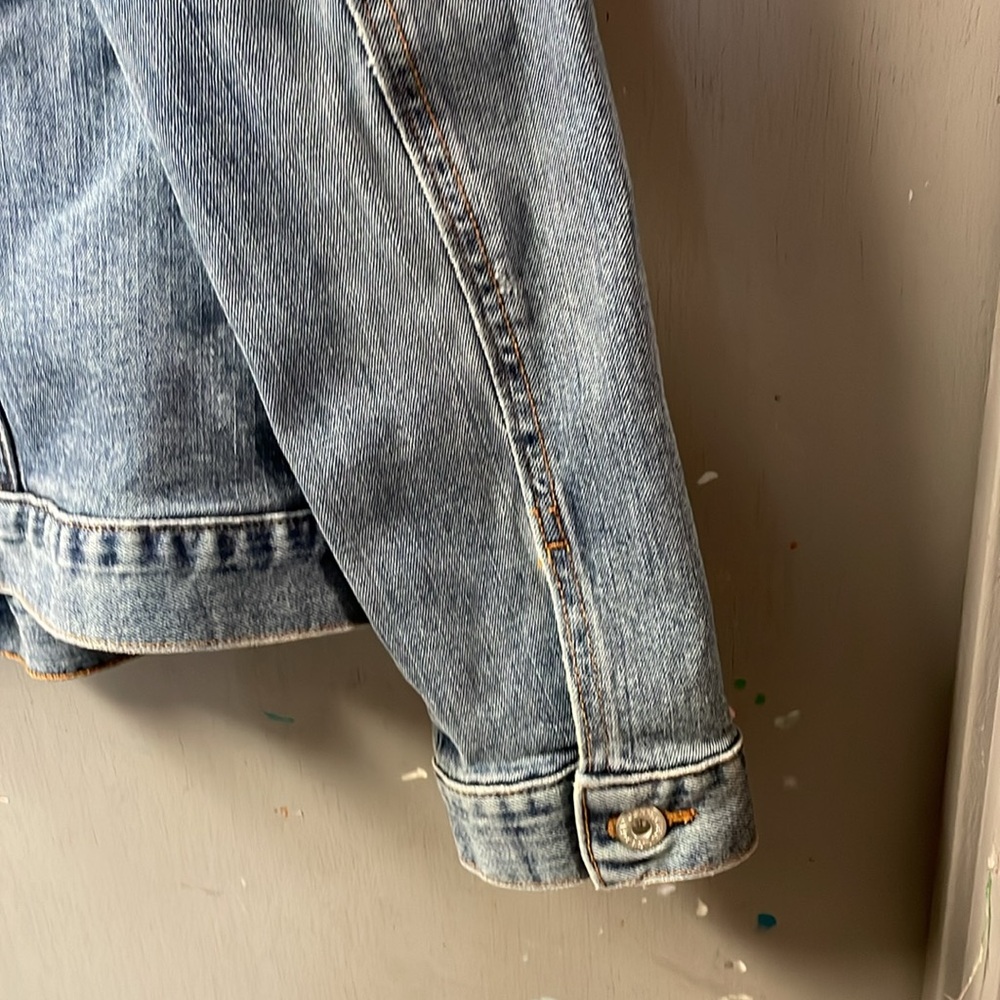 Gap Trucker Jean Jacket stretch XL, vintage distresed - Picture 5 of 6